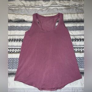 Purple‎ racerback Lululemon tank pleated love size medium